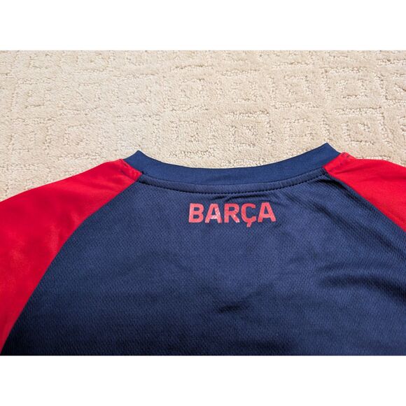 NWT FC Barcelona Jersey Mens Medium Navy Red Futbol Soccer Barca - Picture 4 of 7